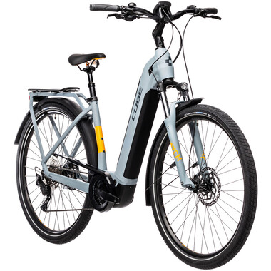 Bicicletta da Viaggio Elettrica CUBE TOURING HYBRID PRO 625 WAVE Grigio 2021 0